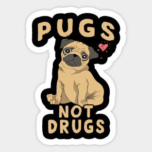 Best Novelty Gift Idea with Quote for Pug Lovers Sticker